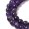 Natural Amethyst Beads Strands G-A274-C01-6mm-01-4