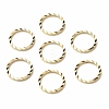 Brass Linking Rings KK-F831-018C-G-RS-1