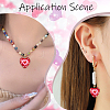 16Pcs Glass Enamel Beads LAMP-LT0001-11-4