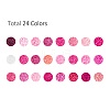 288G 24 Colors Glass Seed Beads SEED-JQ0005-01G-2mm-2