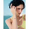 DIY Natural Shell Beads Bracelet Making Kit DIY-CF0001-10-9