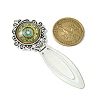 Mosaic Printed Glass Cabochons Bookmarks AJEW-JK00274-3