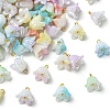 90Pcs 9 Styles Acrylic Pendants PALLOY-CJ00072-8
