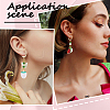 DIY Lampwork & Acrylic Vegetables and Fruits Leverback Earrings Making Kits DIY-SC0026-29-5