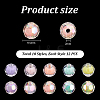 120Pcs 10 Style Transparent Acrylic Beads TACR-PH0001-35-4