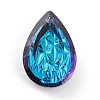 Embossed Glass Rhinestone Pendants GLAA-J101-05B-001BB-3