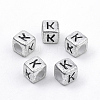 Plated Acrylic Beads X-PB43C9308-K-1