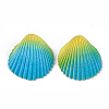 Spray Paint Natural Ark Shell Beads SSHEL-S261-03B-2