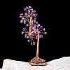 Natural Amethyst Chips Tree of Life Decorations PW-WG8B088-10-1