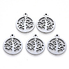 Non-Tarnish 201 Stainless Steel Pendants STAS-N092-17-1