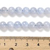 Natural Blue Lace Agate Beads Strands G-L634-B02-6mm-5