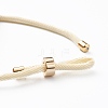 Braided Nylon Cord Bracelet Making MAK-A017-D01-08G-3