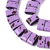 Spray Painted Synthetic Non-magnetic Hematite Bead Strands G-T124-02H-1-3
