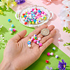 100Pcs Handmade Polymer Clay Beads CLAY-TA0001-82B-6