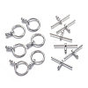 Tibetan Style Toggle Clasps LS-TIBE-AB2035Y-N-NF-2