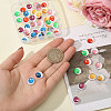 48Pcs 12 Colors Glass Craft Eyes Cabochons DIY-CA0007-13-3