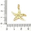 Brass Micro Pave Clear Cubic Zirconia Pendants KK-H254-12G-3