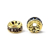 Brass Rhinestone Spacer Beads RB-A014-Z8mm-G-3