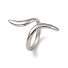 Non-Tarnish 304 Stainless Steel Open Cuff Rings X-RJEW-Z018-02P-1