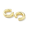 Rack Plating Brass Ring Cuff Earrings for Women EJEW-H135-01G-02-2