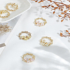6Pcs 3 Colors Alloy Pendants FIND-LP0005-73-1