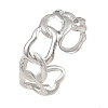 Oval 304 Stainless Steel Cuff Bangles for Women BJEW-B150-06P-1