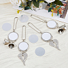 4 Sets 2 Styles DIY Pendant Decotation Making Kits DIY-FH0007-41-4