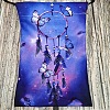 Printed Velvet Tarot Card Storage Drawstring Pouches PW-WG31980-17-1