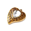 304 Stainless Steel Rhinestone Pendants STAS-P453-19G-05-2