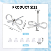 12Pcs Brass Stud Earring Findings KK-BC0012-63-2