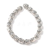Tibetan Style Buddha Head Alloy Bead Strands TIBEB-O007-23-LF-2