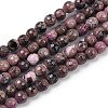 Natural Fire Crackle Agate Beads Strands G-C082-A01-35-2