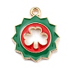 Saint Patrick's Day Alloy Enamel Pendants ENAM-G222-01D-01-1