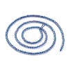 Electroplate Glass Beads Strands EGLA-K014-A-FR01-3