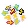 20Pcs 10 Colors Glass Beads Enamel Beads BLOW-TA0001-07A-4