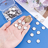 60Pcs 304 Stainless Steel Cabochon Connector Settings STAS-BBC0009-57C-3