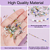 1500Pcs 5 Colors Glass Twist Bugle Beads GLAA-PH0003-73-6
