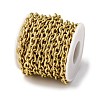 304 Stainless Steel Textured Cable Chains CHS-K023-06G-2