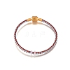 Braided Stainless Steel Wire European Style Bracelets Making AJEW-D047-02B-G-3