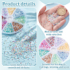 80G 8 Colors Glass Seed Beads GLAA-GO0001-20B-5