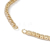 Brass Rhinestone Tennis Slider Bracelet Makings KK-E068-VD015-2-3
