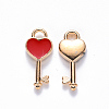 Alloy Enamel Pendants X-ENAM-S121-057C-1