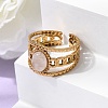 304 Stainless Steel Cuff Open Rings RJEW-F213-03G-09-3