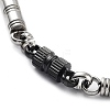 304 Stainless Steel Link Chain Bracelet BJEW-Z023-02A-2