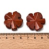 Natural Red Jasper Carved Clover Display Decorration GG-CBA6D08-D02-3