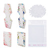 500Pcs 5 Style  Paper Necklace Display Cards DIY-YS0001-27-1