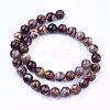 Natural Agate Bead Strands G-P289-02D-8mm-2