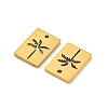 304 Stainless Steel Charms STAS-H184-04C-G-2