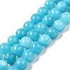 Natural Dyed Jade Beads Strands G-M402-C04-03-1