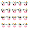 Cow Food Grade Eco-Friendly Silicone Beads SIL-WH0008-36-1